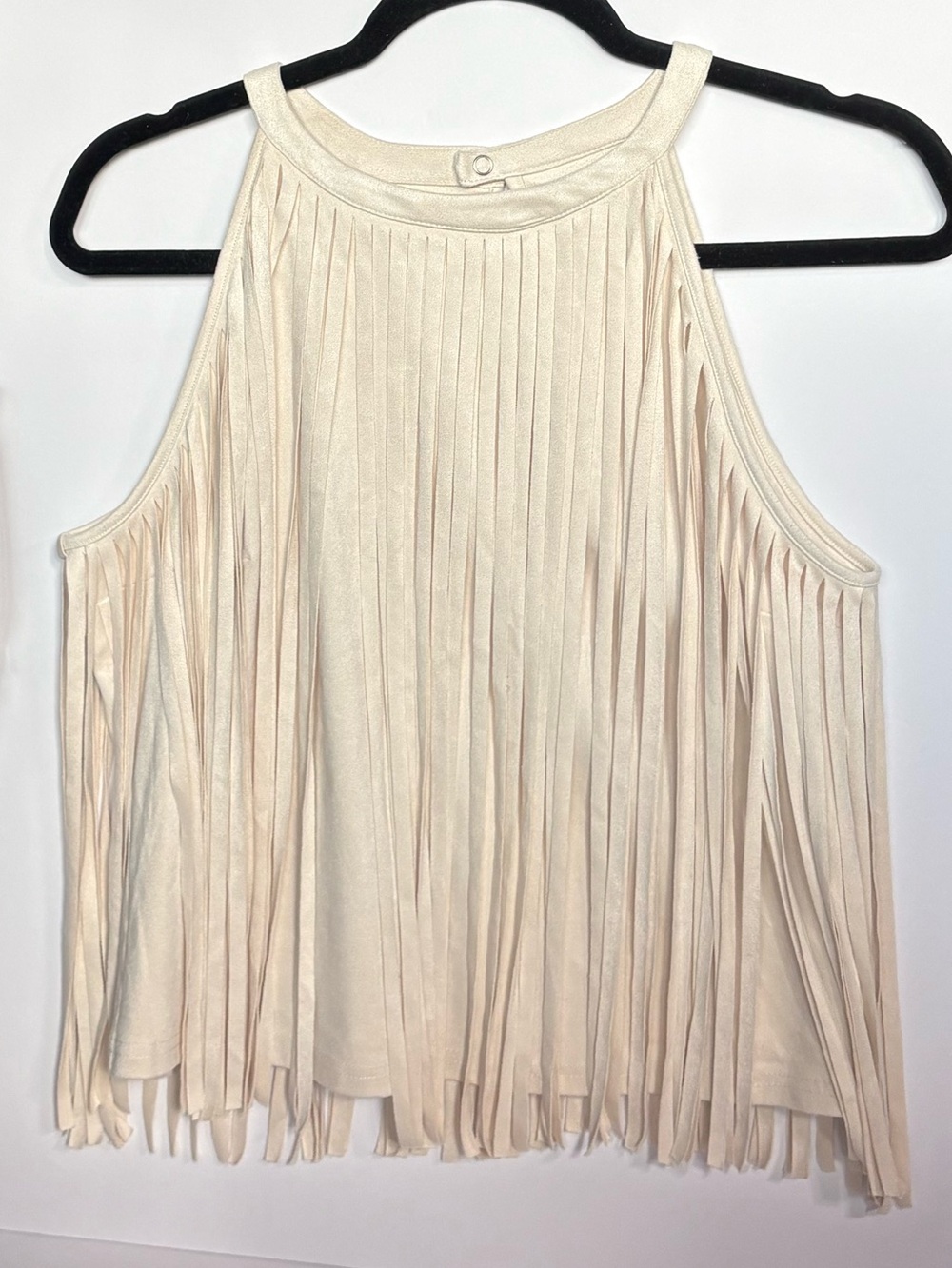 Idyllwind Miranda Lambert Cream Fringe Tank Top XS Western Boho